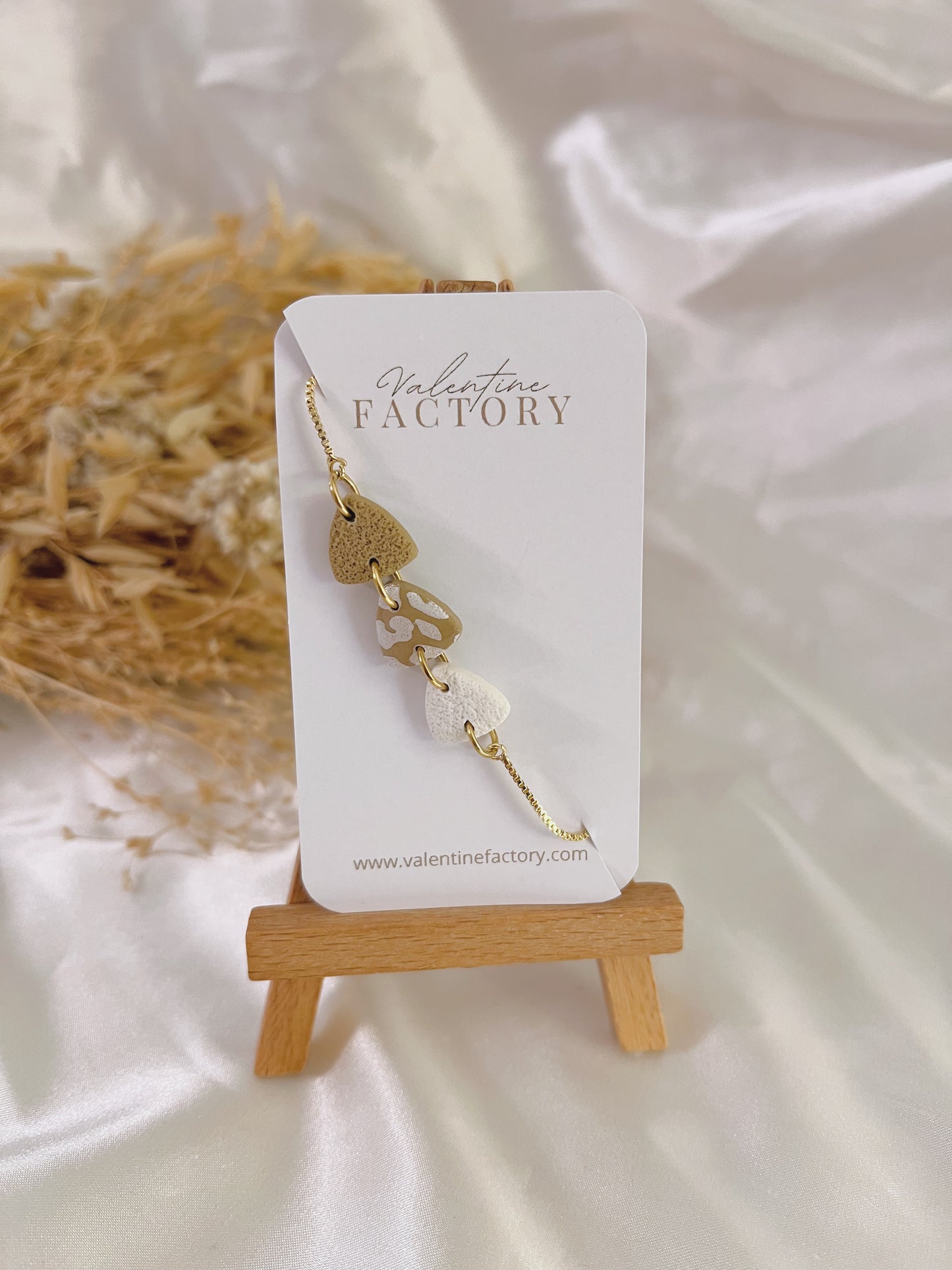 Collection sauvage - Bracelet trio léopard blanc