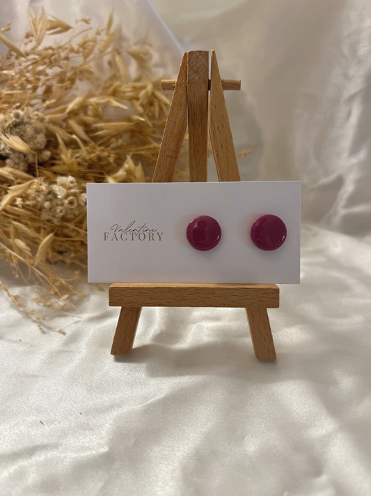 Collection « Octobre rose 2k25 » - ronds glossy framboise