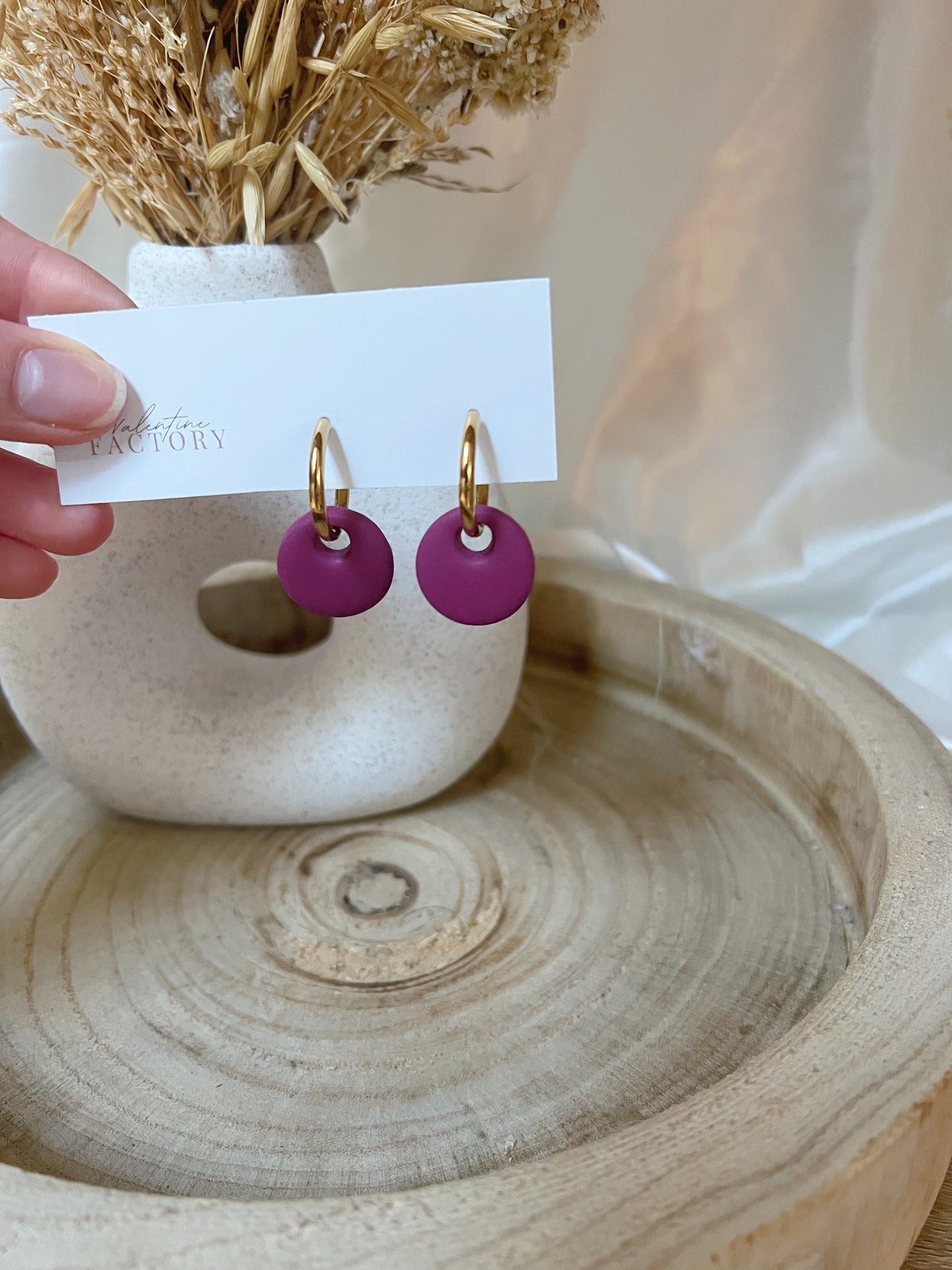 Collection « Rosie » - Roll rose violet