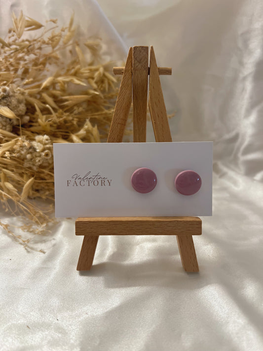 Collection « Octobre rose 2k25 » - ronds glossy rose doux