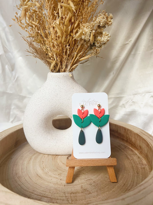 Collection « SPRING IS COMING » - Tulipes orangé