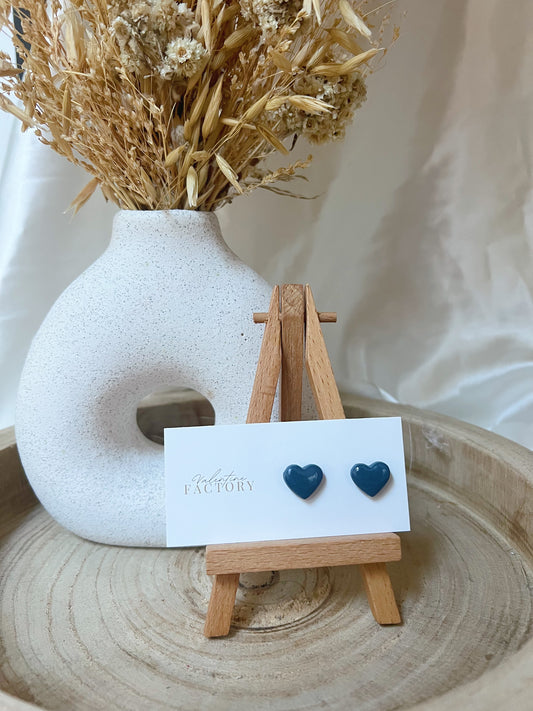 Collection « argent » - coeur bleu jeans
