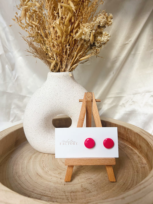 Collection « SPRING IS COMING » - « rond glossy »  framboise