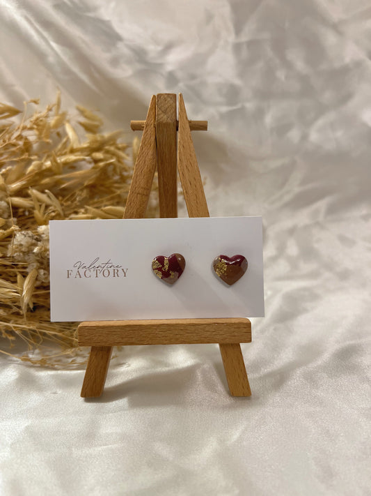 Collection « fall’s colors » - cœurs glossy terrazzo