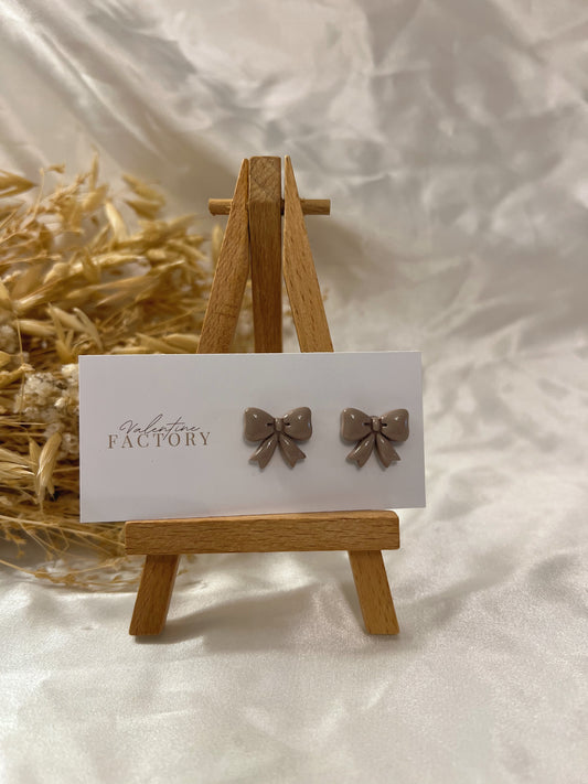 Collection « fall’s colors » - noeuds glossy taupe